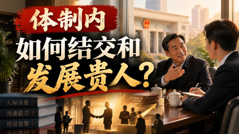 某公众号付费文章：体制内，如何结交和发展贵人?-爱搭资源网