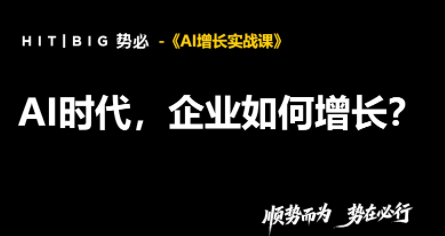 势必·AI增长实战课-爱搭资源网