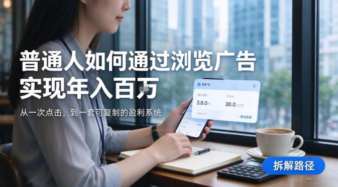 2026最新技术，24小时全自动浏览广告，全网独家项目，单台设备日入200+新手小白可快速上手，支持实地学习实地考察【揭秘】-爱搭资源网
