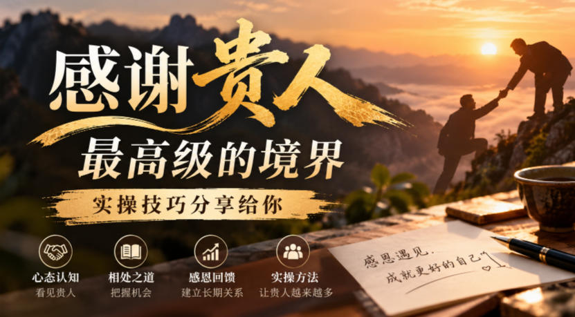 某公众号付费文章：感谢贵人最高级的境界，实操技巧分享给你-爱搭资源网