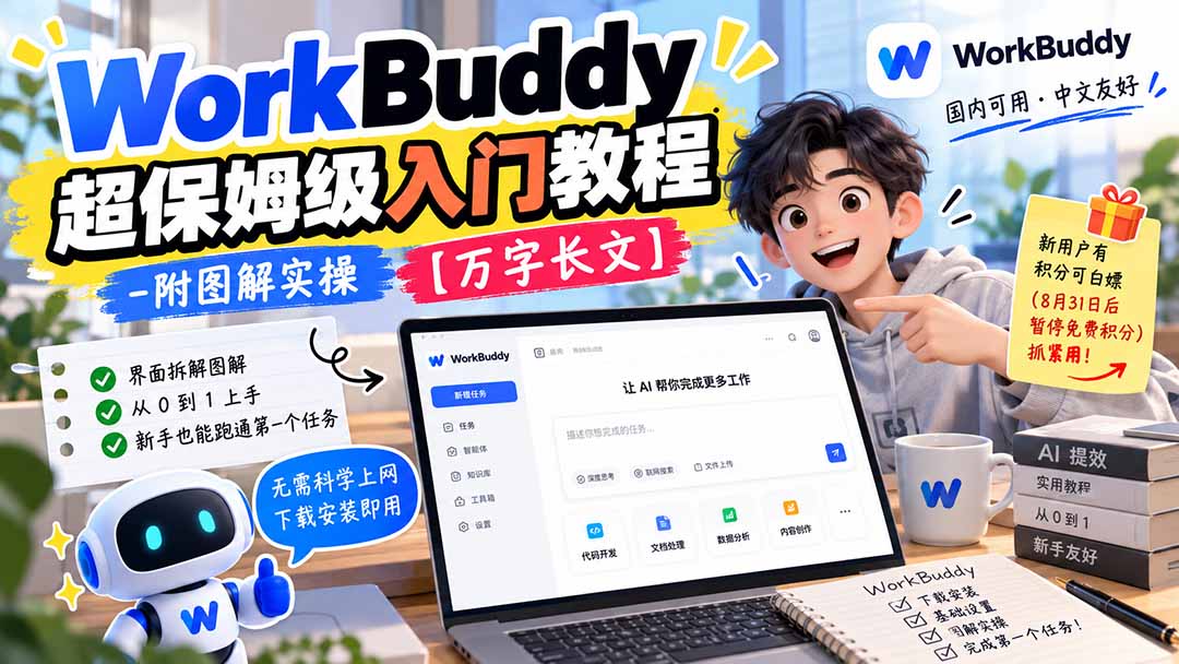 WorkBuddy 超保姆级入门教程-附图解实操 【万字长文】-爱搭资源网