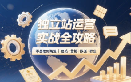 独立站运营实战全攻略(更新2026)-爱搭资源网
