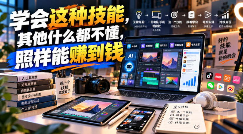 某公众号付费文章：学会这种技能，其他什么都不懂，照样能賺到钱-爱搭资源网