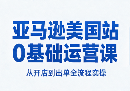 亚马逊美国站0基础运营课-爱搭资源网