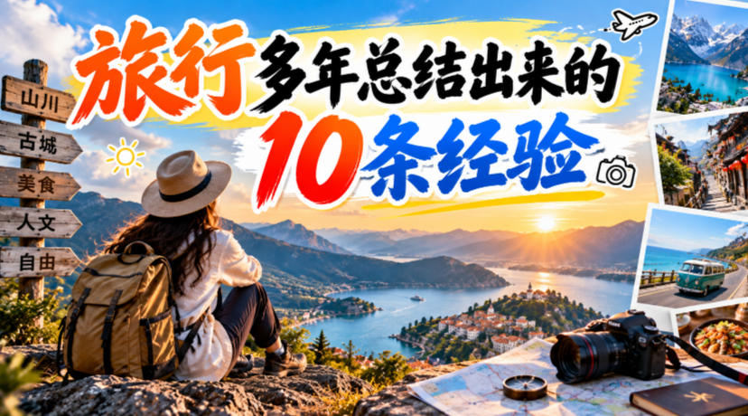 付费文章：旅行多年总结出来的10条经验-爱搭资源网