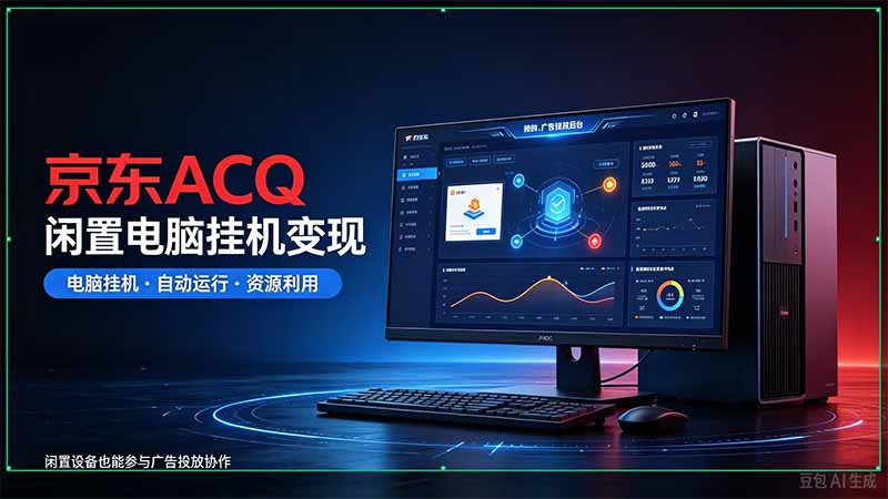 京东ACQ是什么？闲置电脑挂机采集项目拆解-爱搭资源网