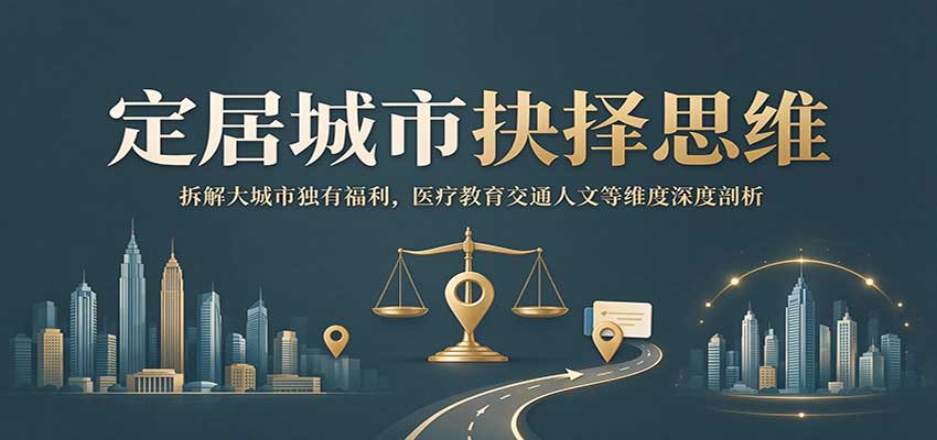 定居城市抉择思维：拆解大城市独有福利，医疗教育交通人文等维度深度剖析-爱搭资源网