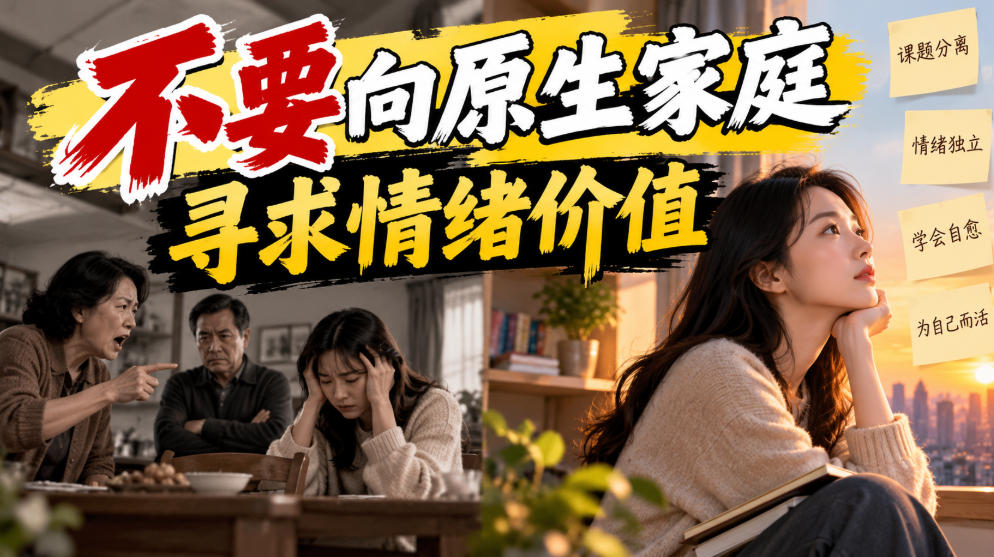 某公众号付费文章：不要向原生家庭寻求情绪价值-爱搭资源网