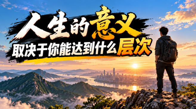 某公众号付费文章：人生的意义，取决于你能达到什么层次-爱搭资源网