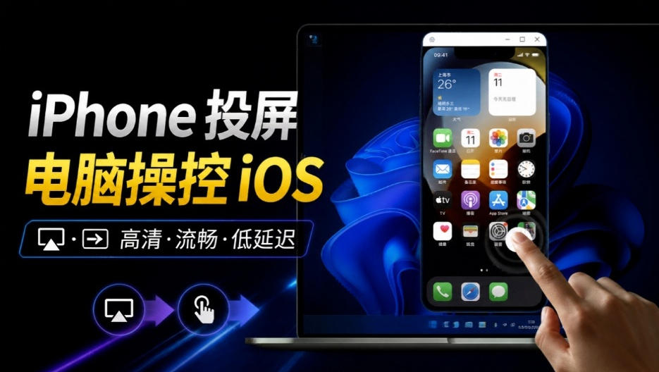 iPhone投屏到Windows电脑，还支持操控IOS系统，多台设备能同时上屏，有点意思iPhoneMirror-爱搭资源网